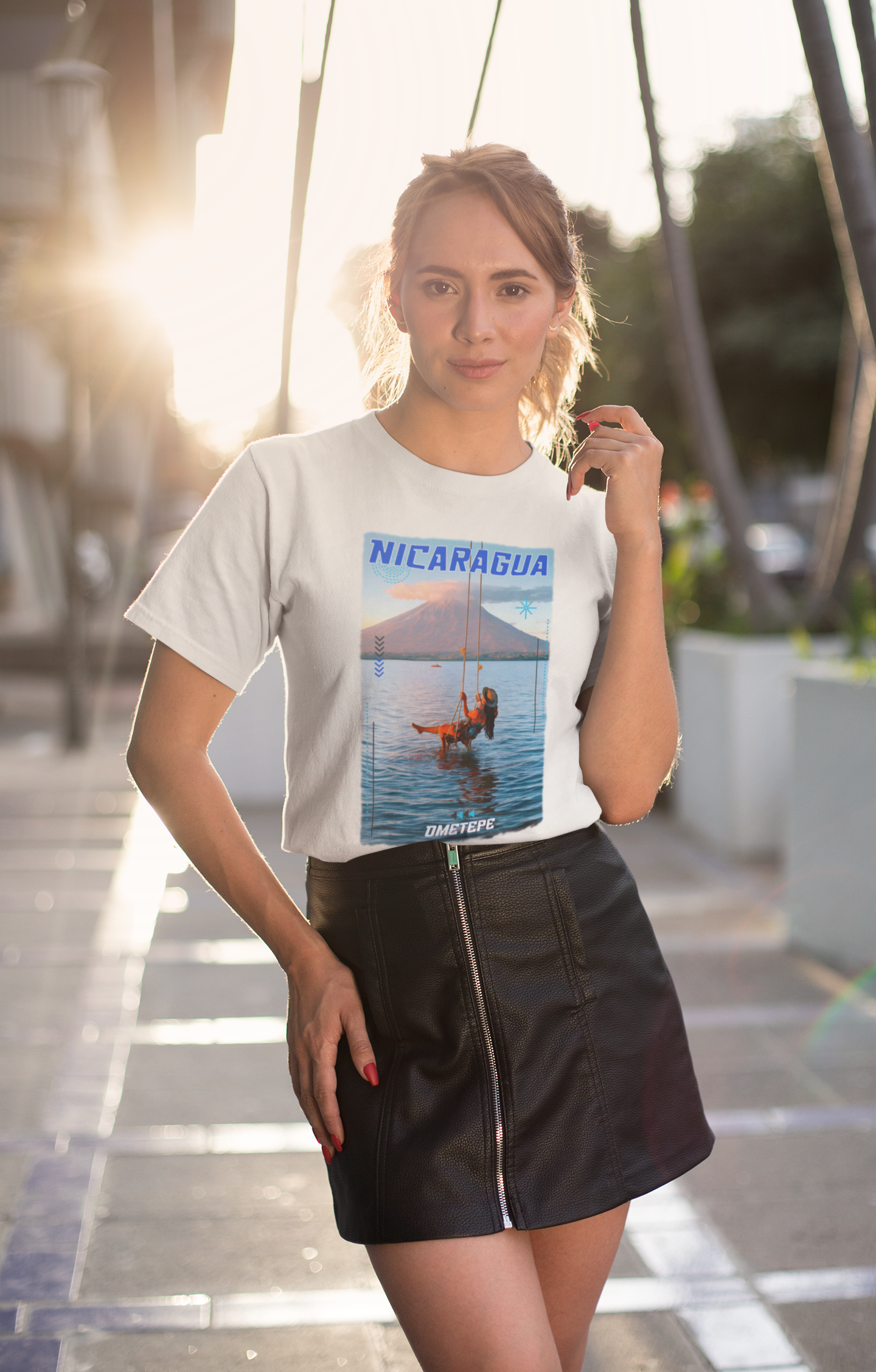 Camiseta Ometepe Live de Zenzontle Cultura